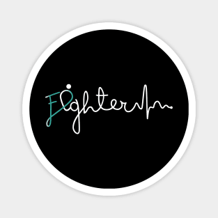 Fighter- Cervical Cancer Gifts Cervical Cancer Awareness Magnet